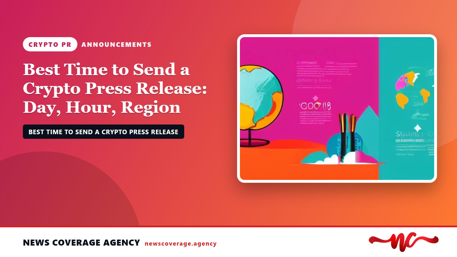 Best Time to Send a Crypto Press Release: Day, Hour, Region