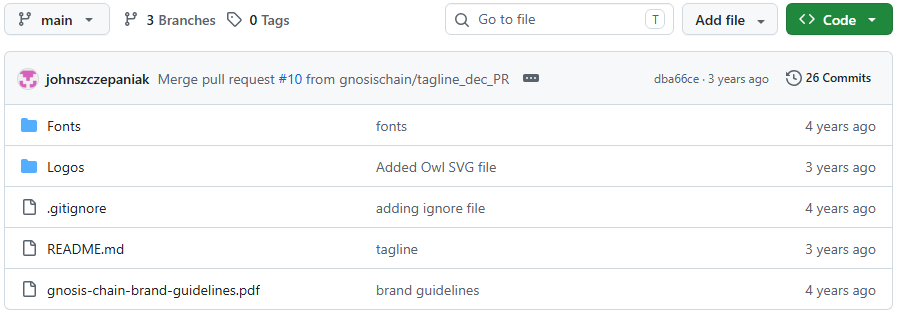 GitHub repository for the Gnosis Chain media kit